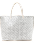 X PEANUTS Goyardine Reversible Anjou GM White