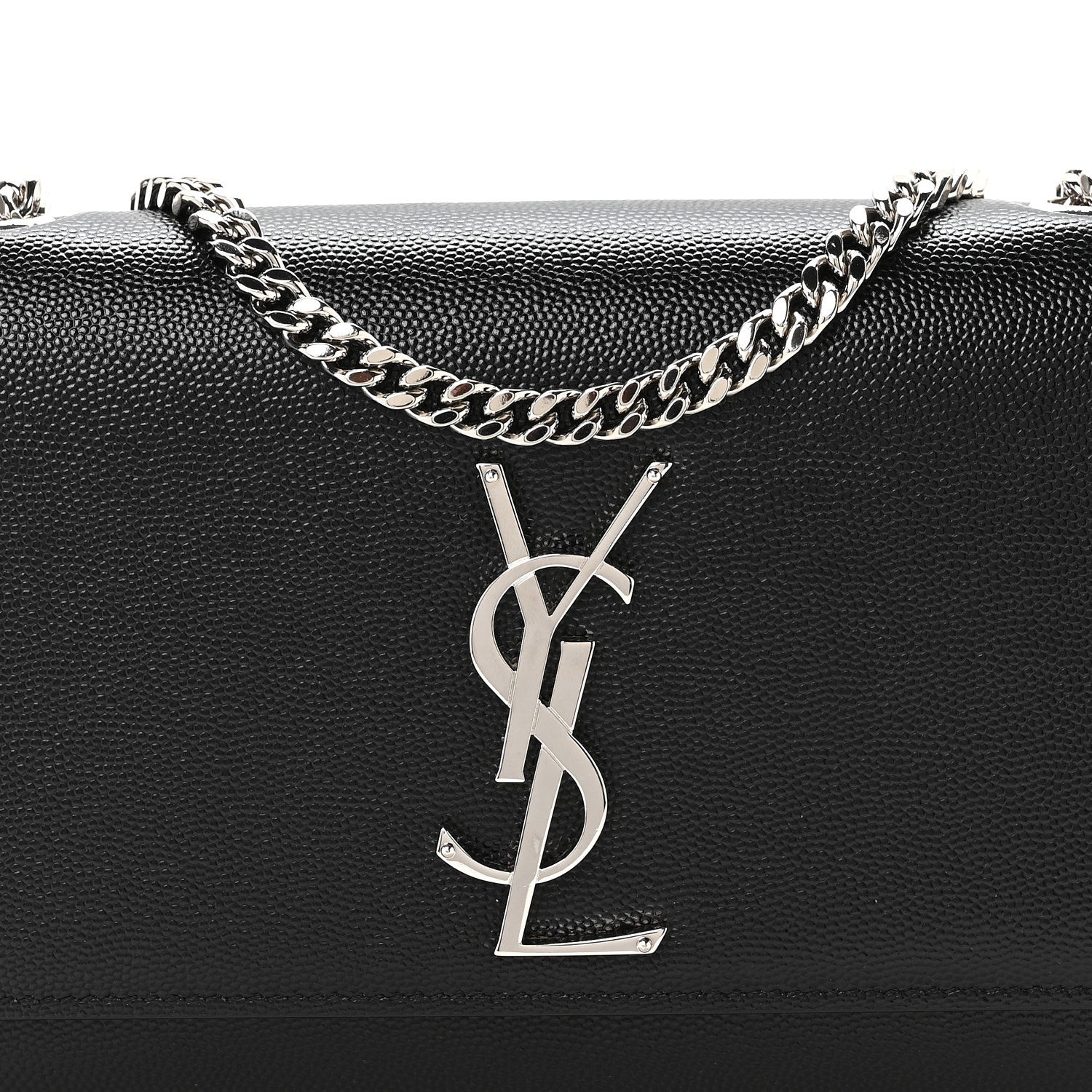 Grain De Poudre Small Monogram Kate Satchel Black