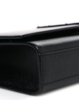 Grain De Poudre Medium Classic Monogram Monochrome Kate Satchel Black