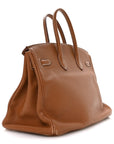 Togo Birkin 35 Gold