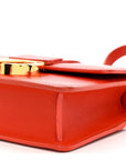 Smooth Calfskin Micro 30 Montaigne Flap Bag Orange