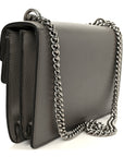 Pebbled Calfskin Small Dionysus Shoulder Bag Dusty Grey