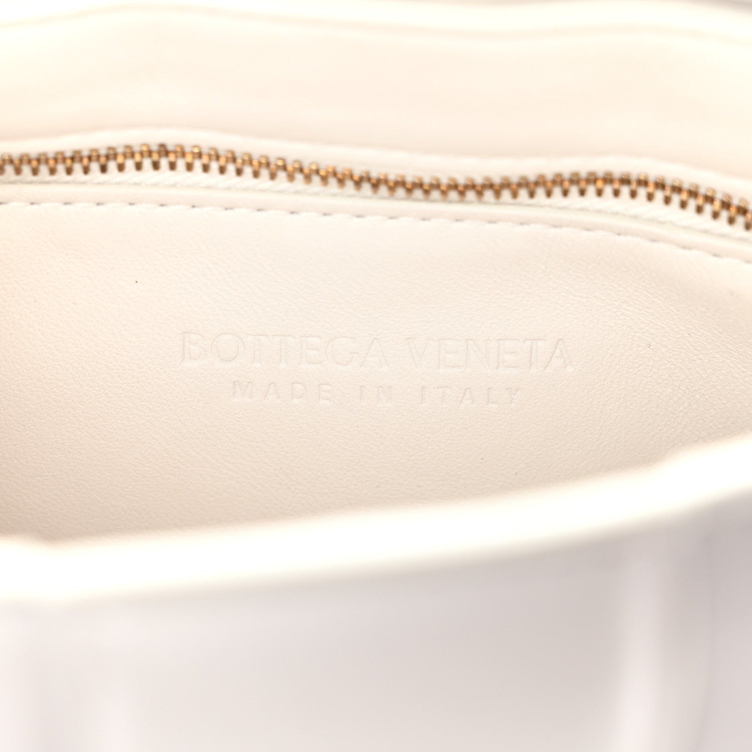 Nappa Maxi Intreccio Padded Cassette Crossbody Bag Chalk