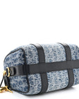 Denim Oblique Groove 20 Bag Blue