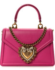 Smooth Calfskin Small Devotion Envelope Top Handle Bag Pink