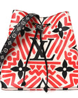 Monogram Giant Crafty NeoNoe MM Creme Rouge Black