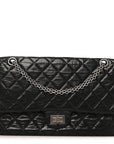 Aged Calfskin Quilted 2.55 Reissue 226 Flap Black