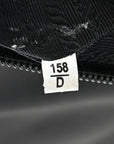 Tessuto Nylon Saffiano Flat Messenger Bag Black