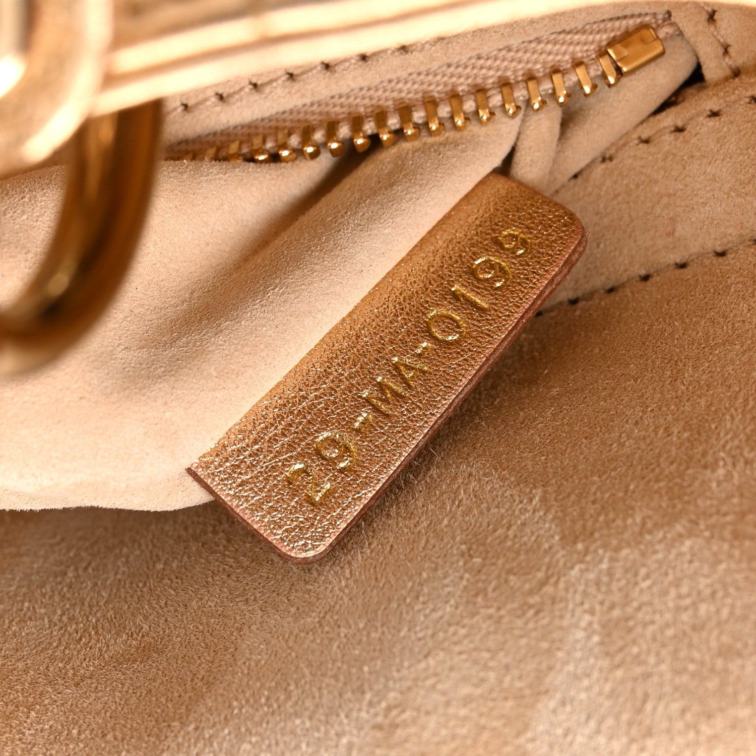 Metallic Lambskin Cannage Small My ABCD1OR Lady D1OR Rose Gold