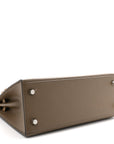 Epsom Tri-Color Kelly Sellier 25 Etoupe Alezan Biscuit
