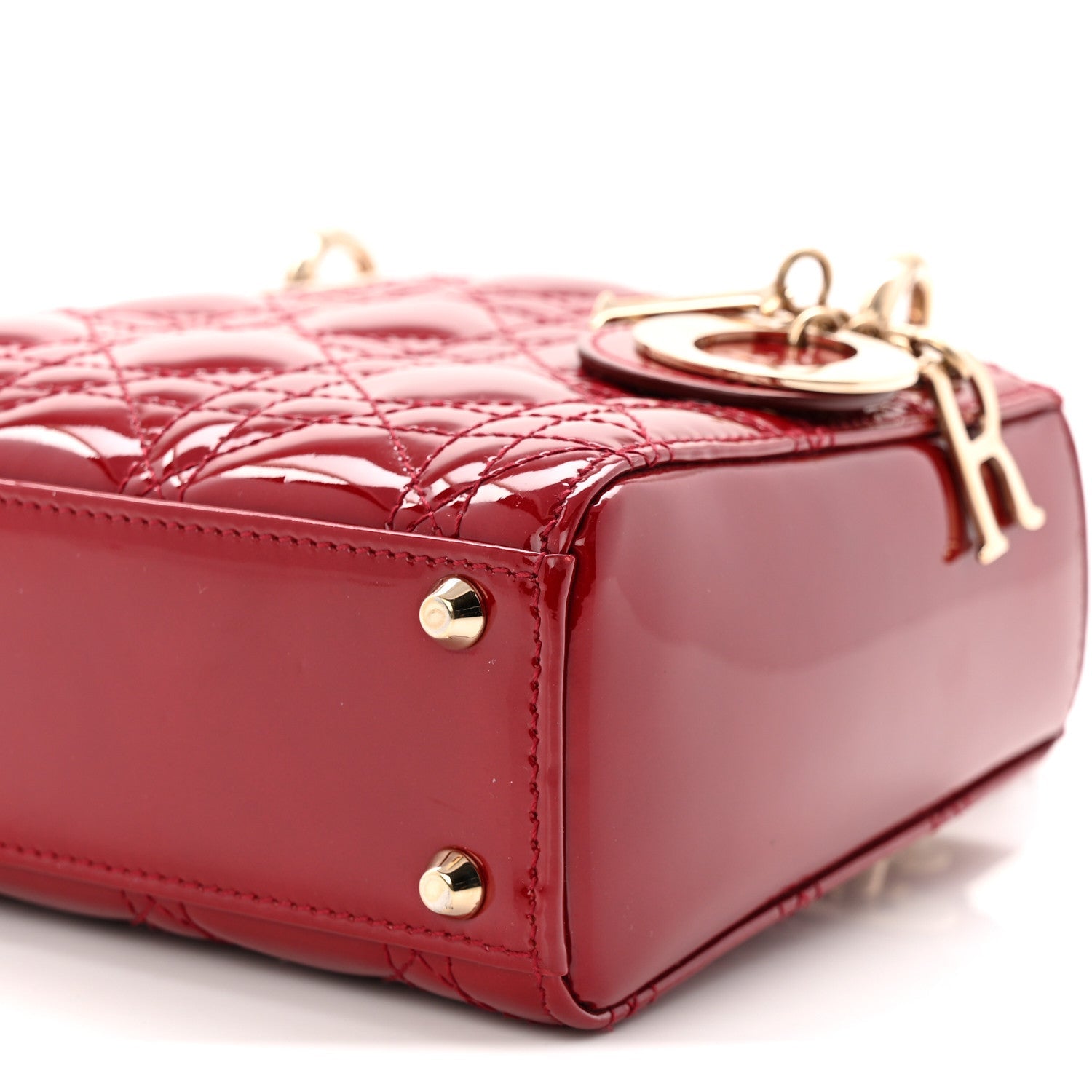 Patent Cannage Mini Lady D1OR Red