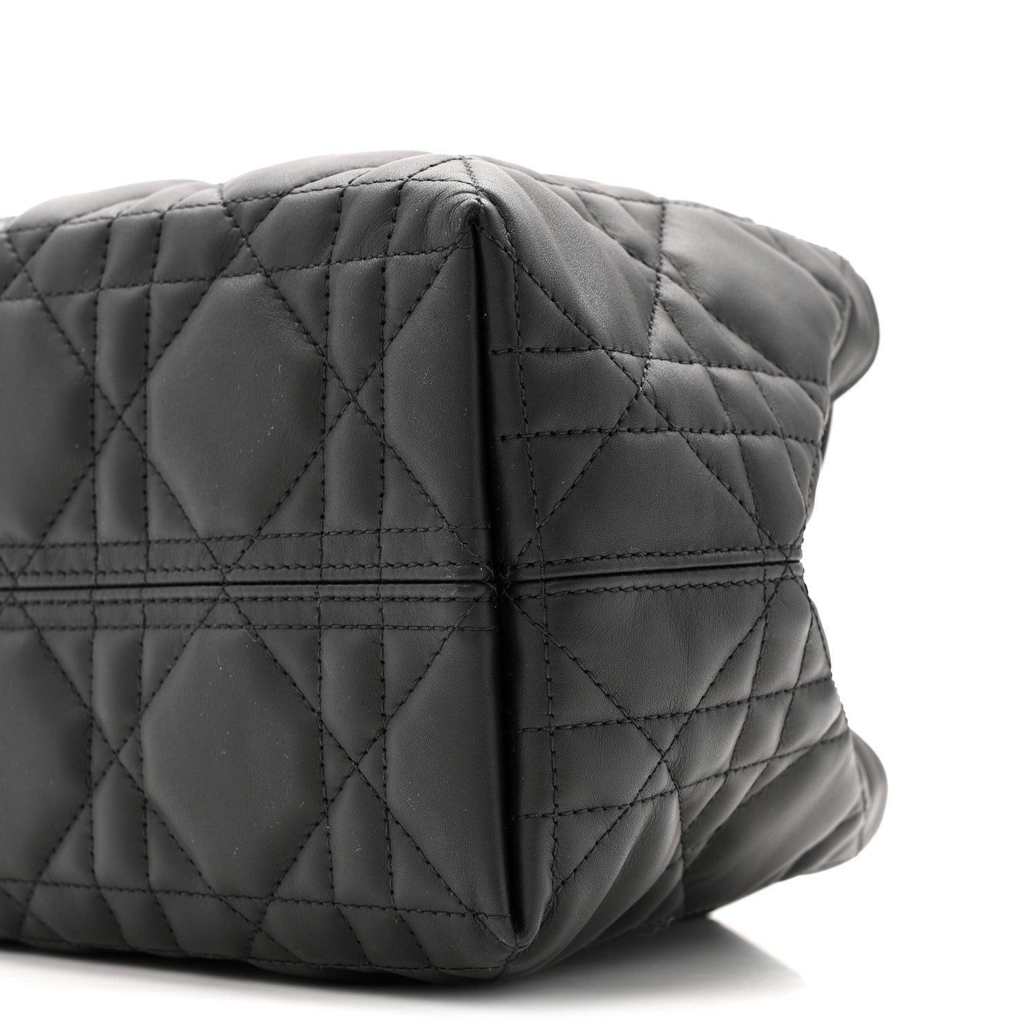 Calfskin Macrocannage Small Toujours  Black