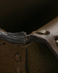 Cuoio Roma Sellerissima Nappa Sintetica Tape Stitch Baguette Wood