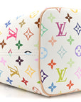 LV x TM Monogram Multicolor Neverfull MM White
