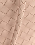 Nappa Intrecciato Medium Andiamo Shoulder Bag Lotus