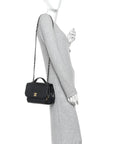 Caviar Quilted Medium Business Affinity Flap Black