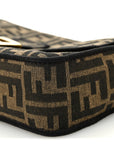 Fabric Jacquard FF 1974 Medium Baguette Tobacco Moro Black