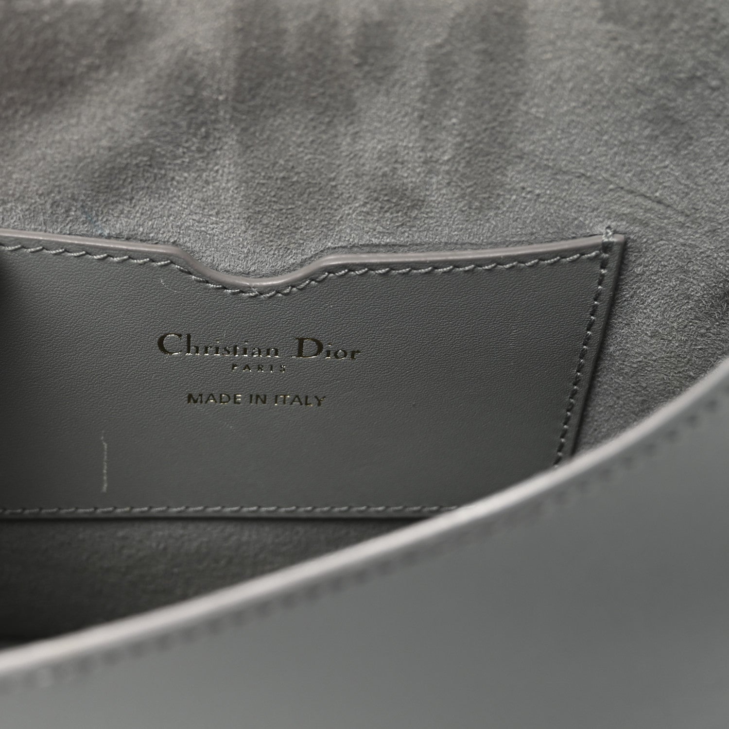 Box Calfskin Medium Bobby Flap Gray