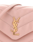 Calfskin Y Quilted Monogram Toy Loulou Crossbody Bag Tender Pink