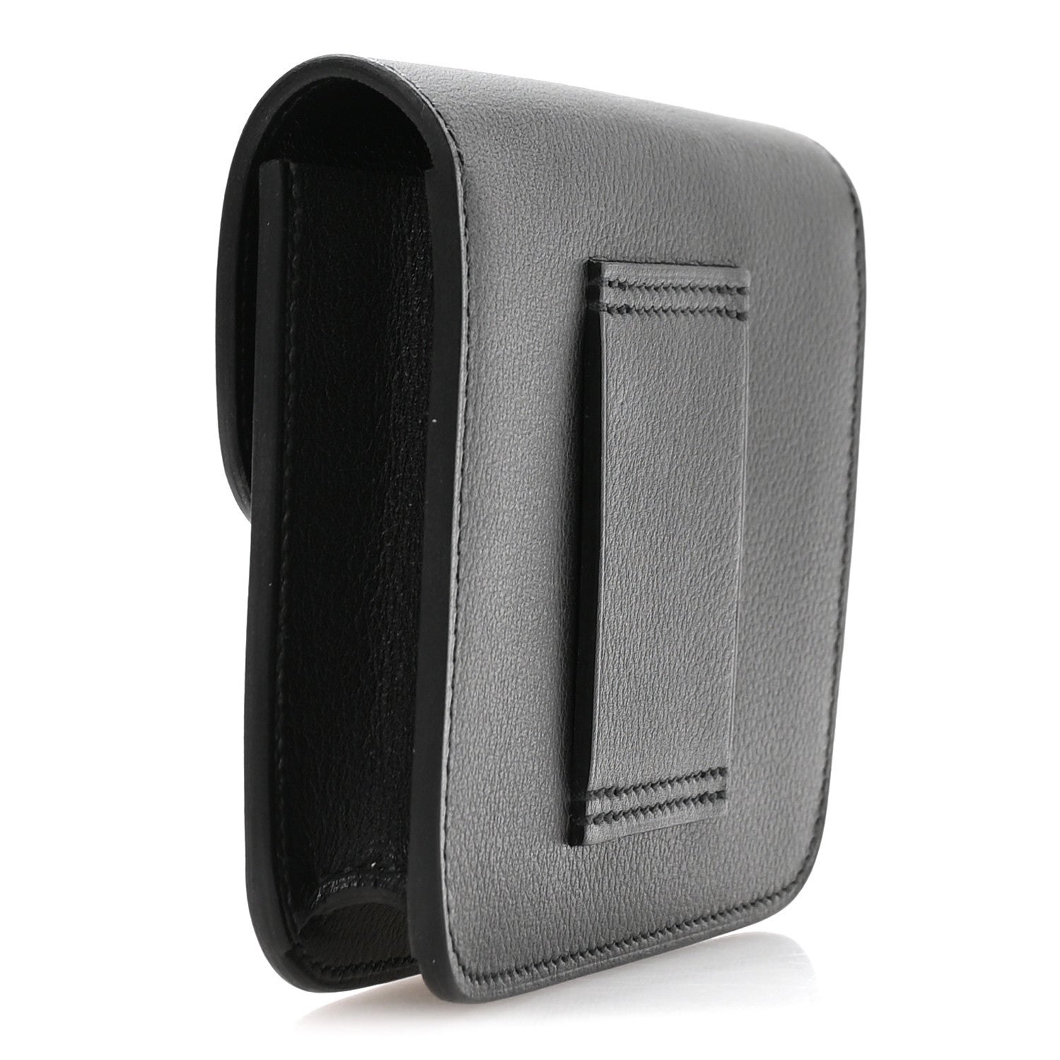 Evergrain Lizard Constance Slim Wallet Black
