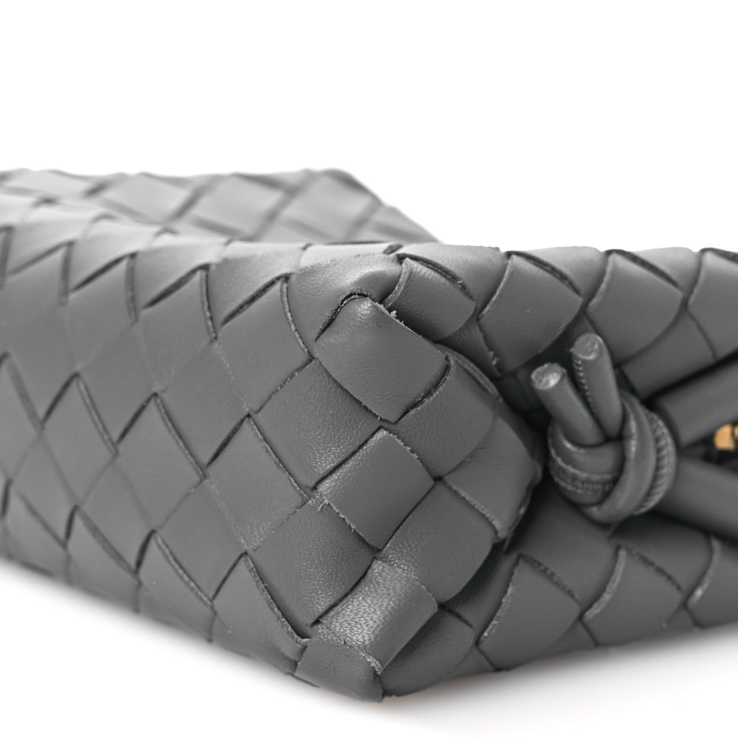 Nappa Intrecciato Mini Loop Camera Bag Thunder