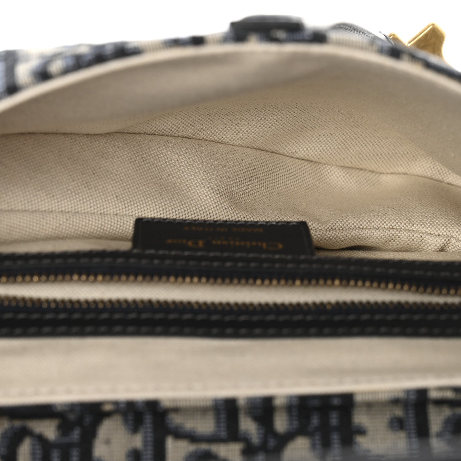 Oblique Saddle Bag Blue