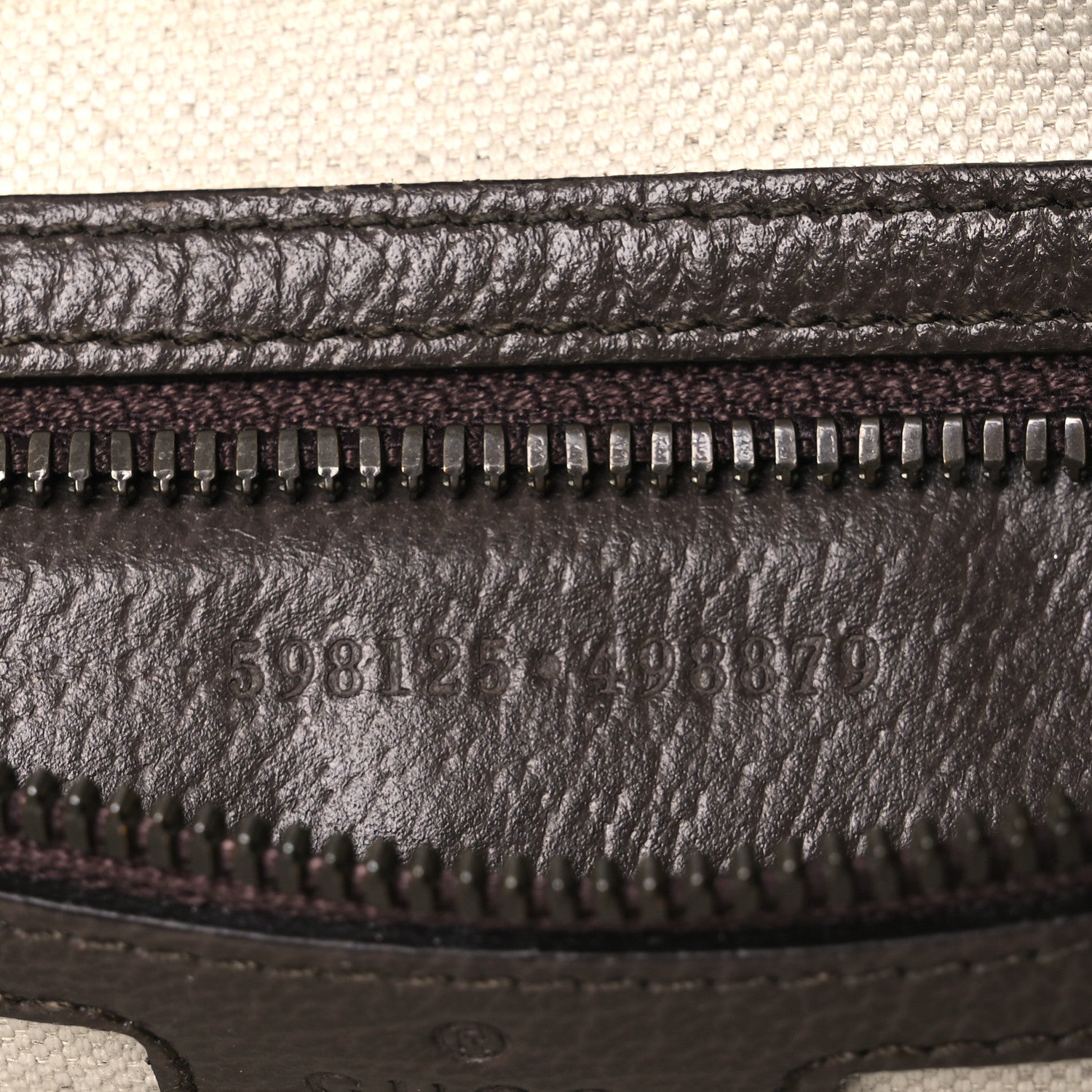 GG Supreme Monogram Web Small Ophidia Half Moon Hobo Brown