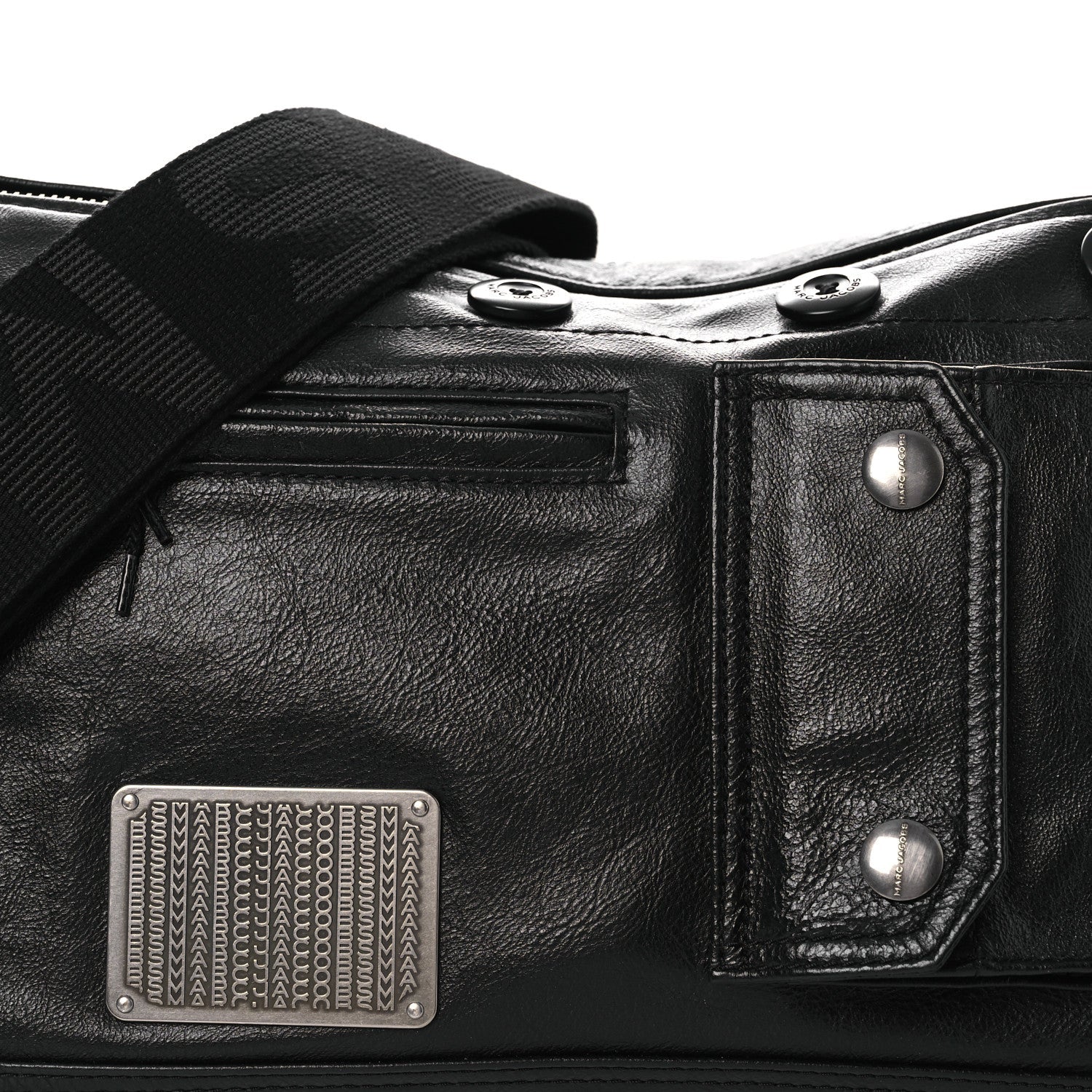 Goatskin The Large Cargo Bag Black