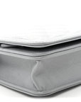 Caviar Quilted Boy Wallet On Chain WOC Grey