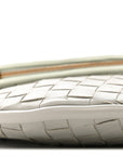 Nappa Intrecciato Small Gemelli Agate Grey Glacier
