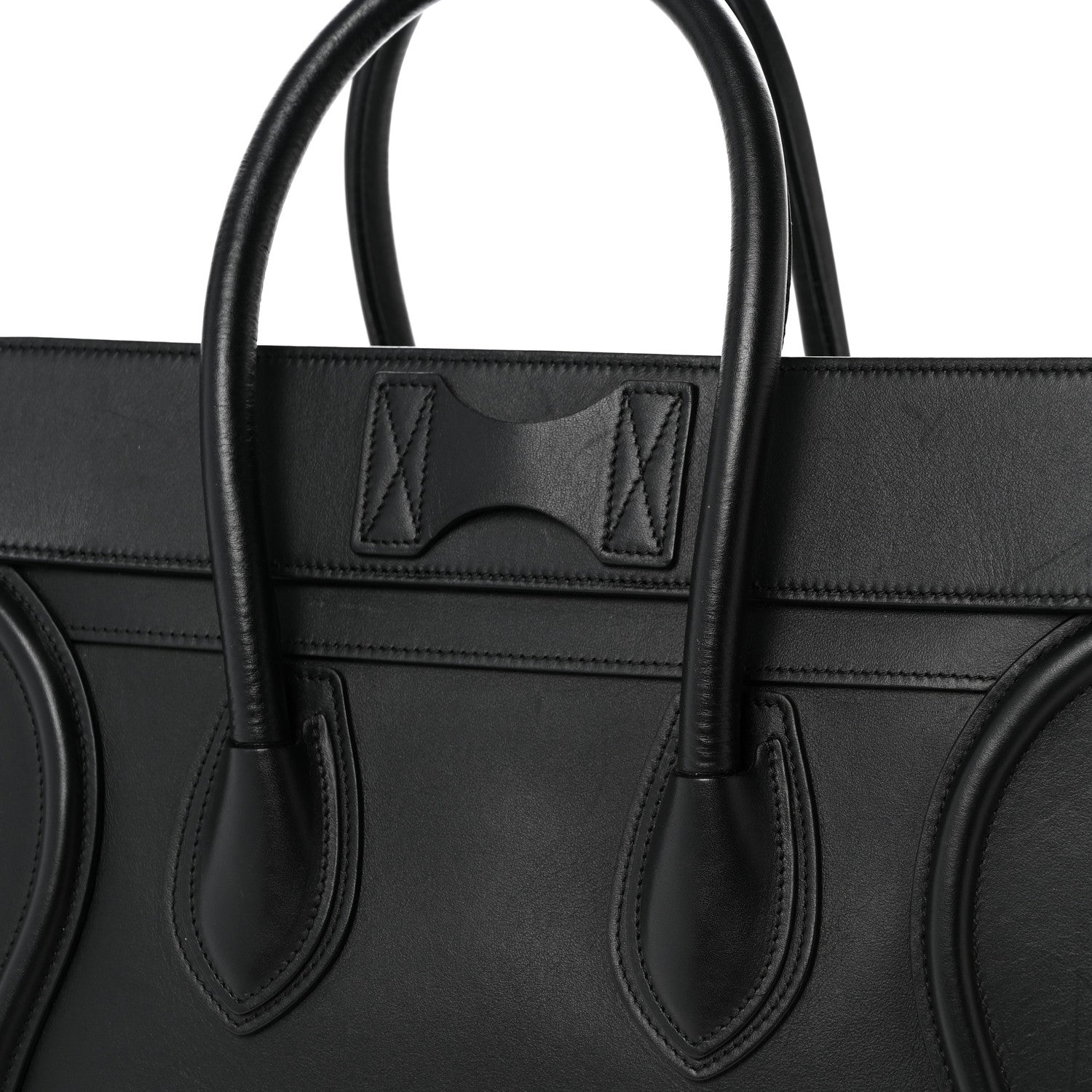 Smooth Calfskin Mini Luggage Black
