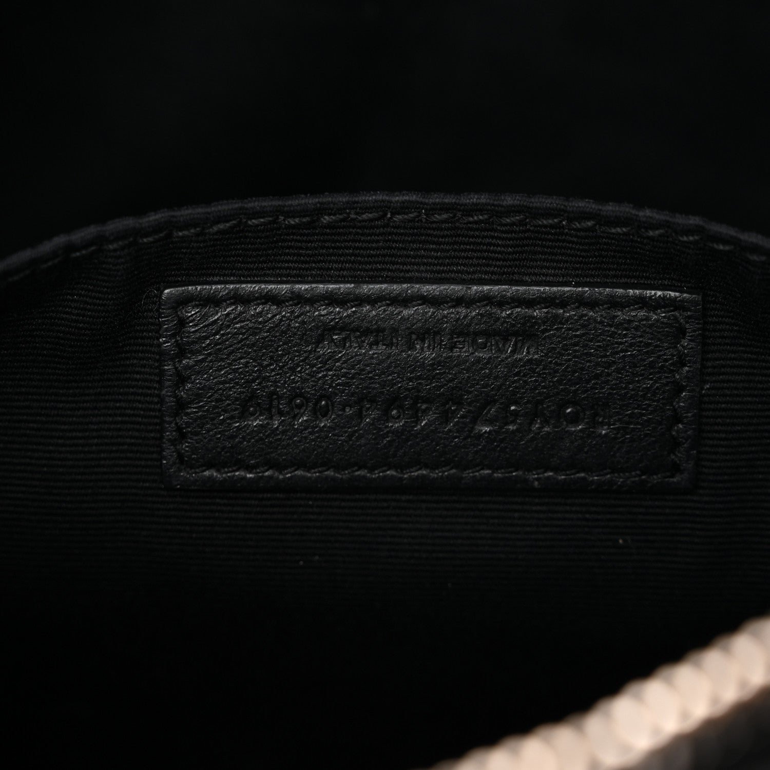 Calfskin Matelasse Monogram Lou Camera Bag Black