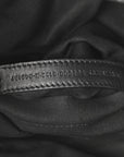 Metallized Arena Calfskin Medium Monaco Chain Shoulder Bag Silver