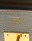 Togo Birkin 30 Gris Perle