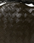 Calfskin Intrecciato Mini Hop Khaki