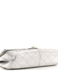 Metallic Lambskin Quilted 2.55 Reissue 227 Flap Silver