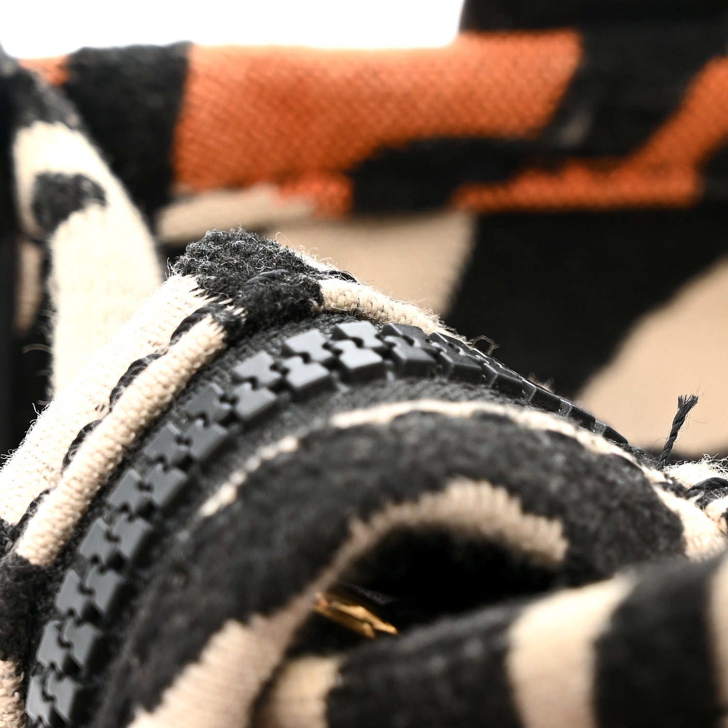 Cotton Canvas Zebra Tiger Print Mini The Traveler Tote Bag