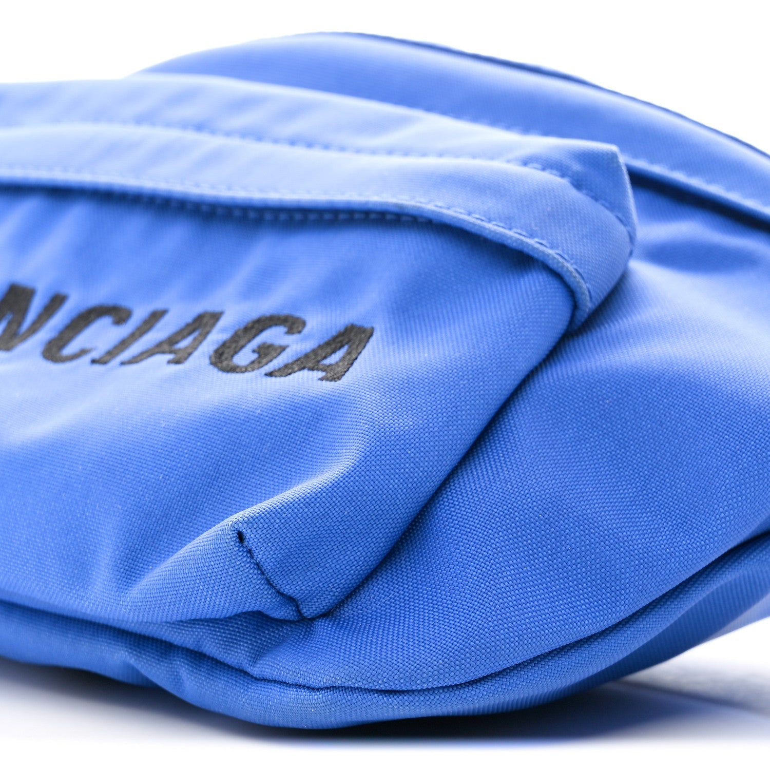Sport Nylon Logo Embroidered Wheel Beltpack Electric Blue Black