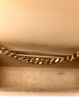 Metallic Calfskin Small Classic Monogram Kate Tassel Satchel Gold