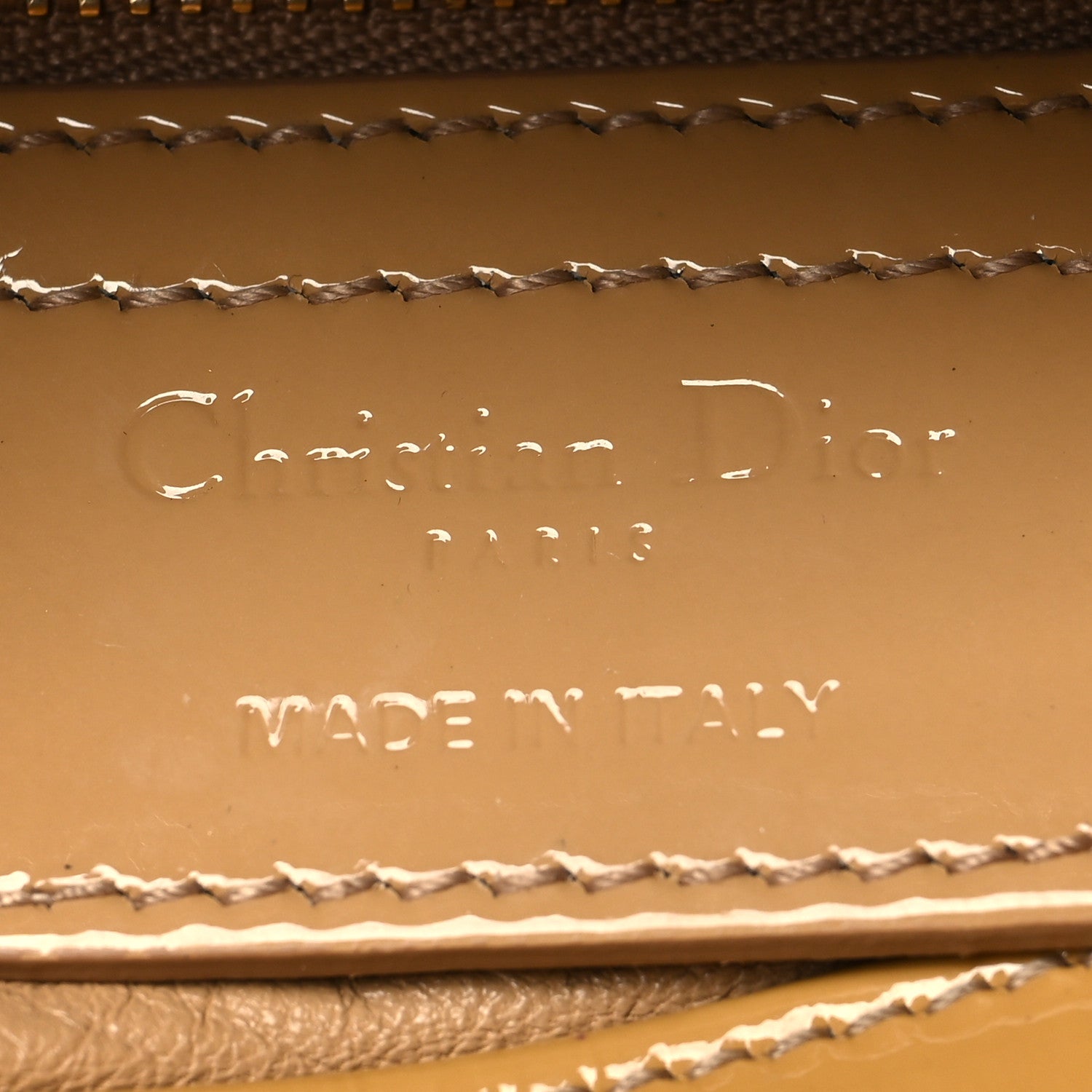 Patent Cannage Medium Lady D1OR Beige