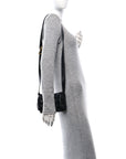 Nappa Maxi Intreccio Small Padded Cassette Crossbody Bag Black