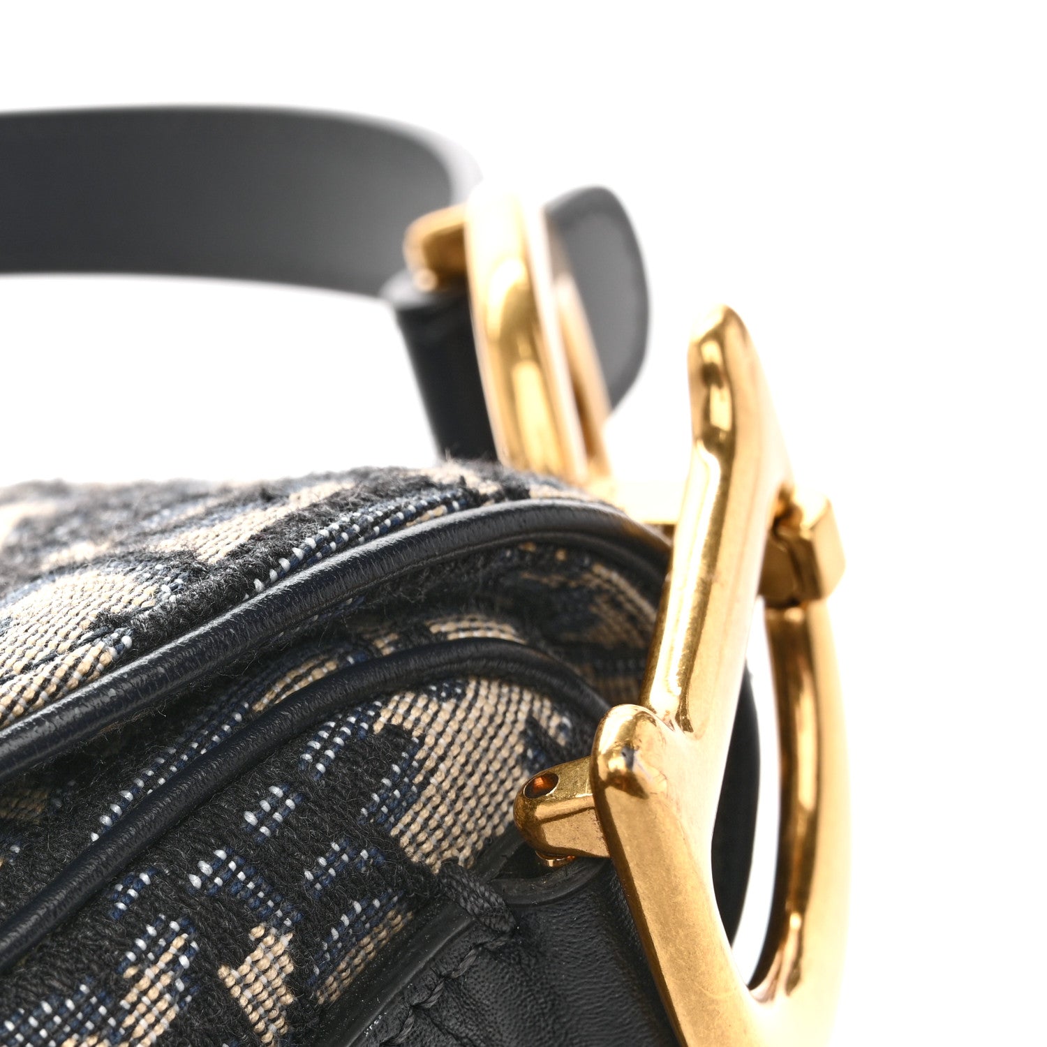 Oblique Saddle Bag Blue