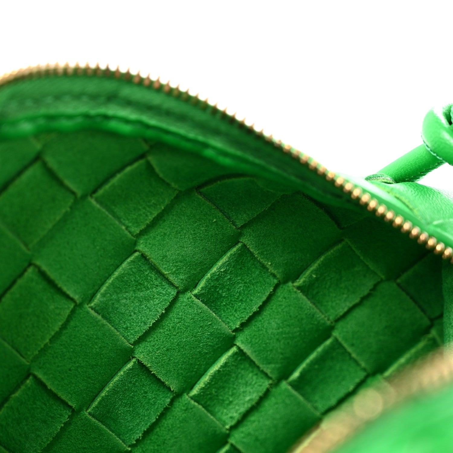 Nappa Intrecciato Mini Loop Camera Bag Parakeet