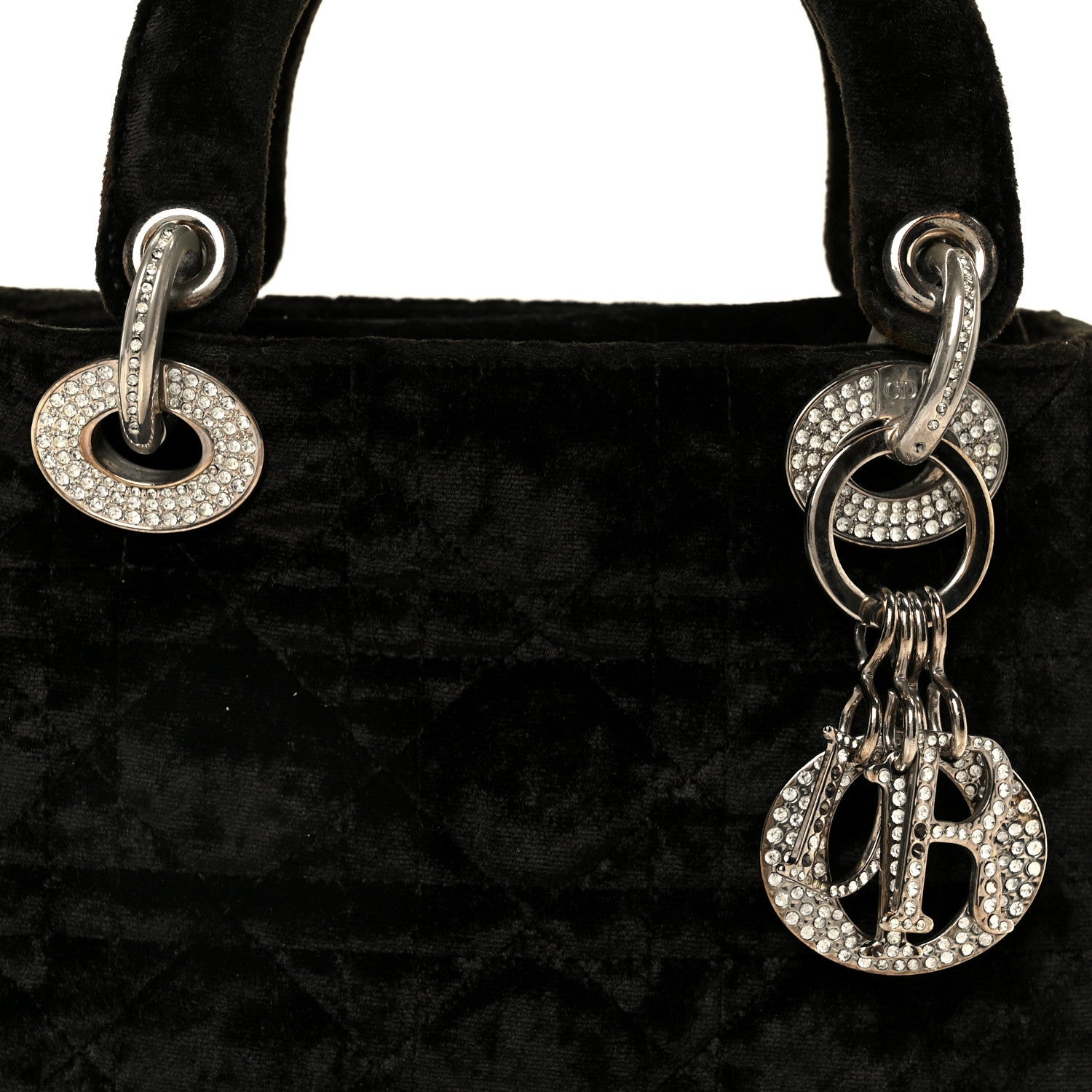 Velvet Crystal Mini Lady D1OR Black