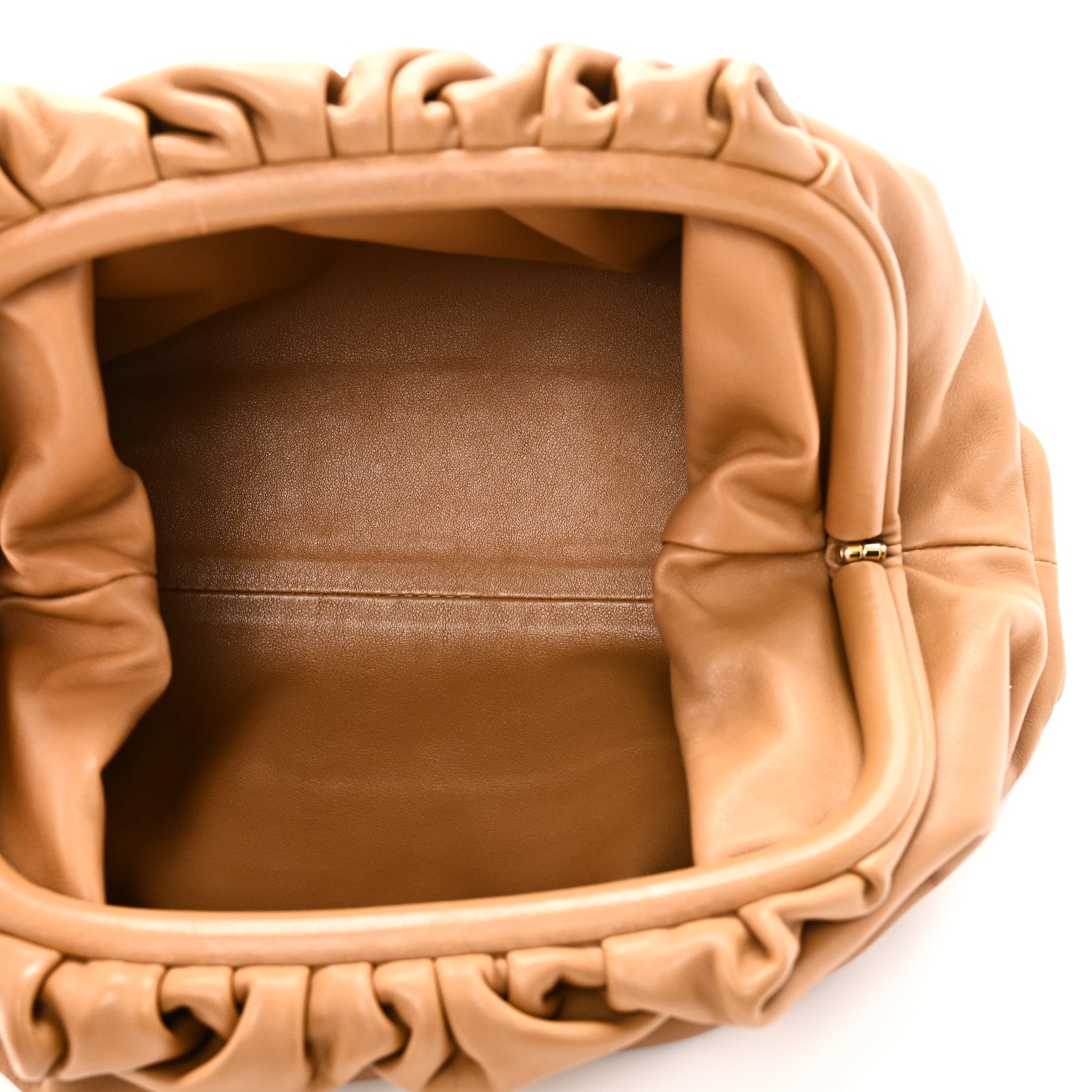 Calfskin Teen Pouch Caramel