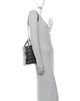 Lambskin Cannage Medium Lady D1OR Black