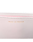Caviar Quilted Textured CC Wallet on Chain WOC Grey