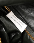Calfskin Foulard Shoulder Bag Dark Green