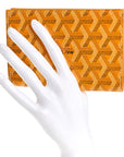 Goyardine Grenelle Passport Wallet Yellow