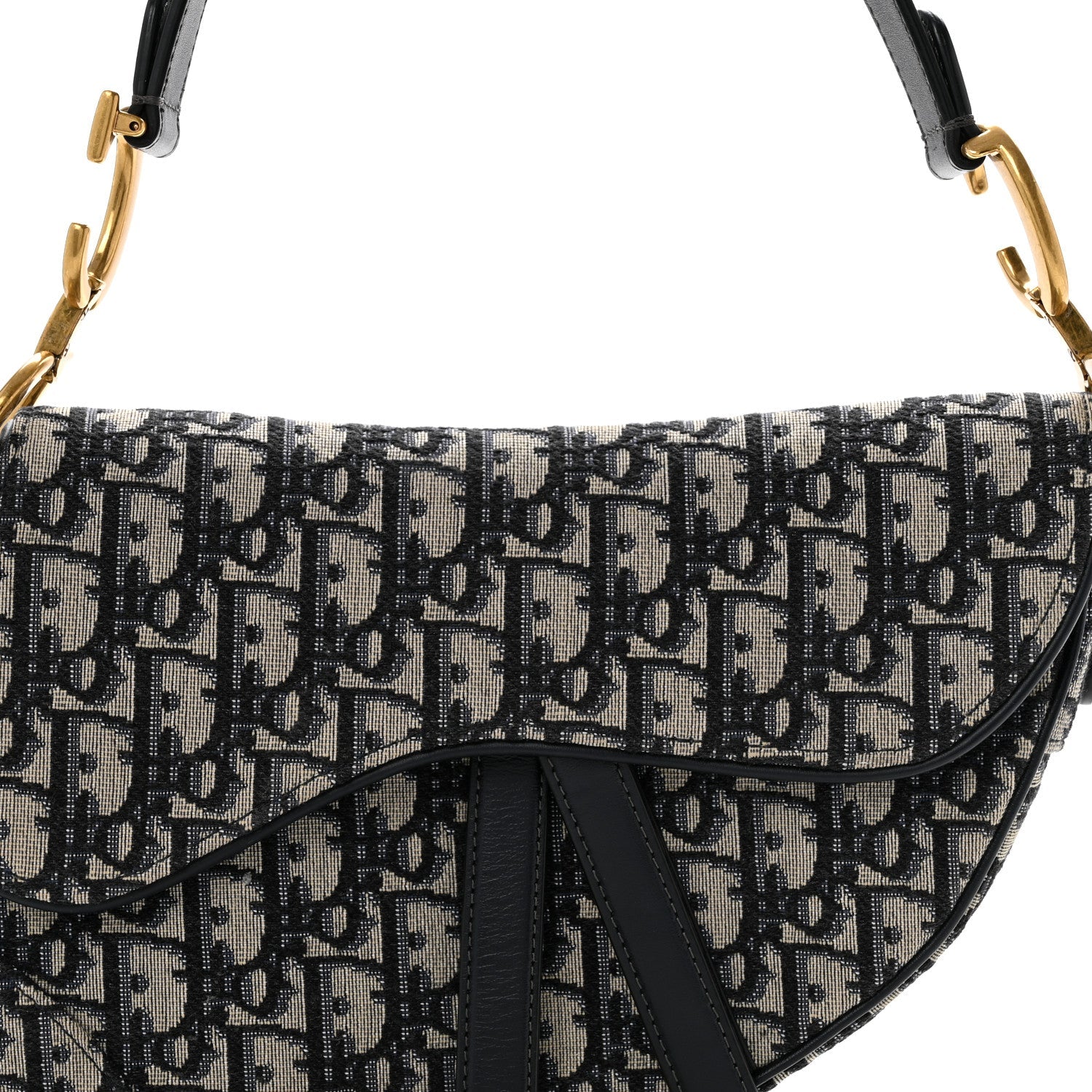 Oblique Saddle Bag Blue